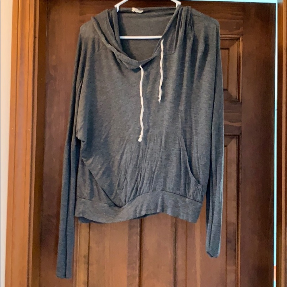 Gray Hoodie Shirt